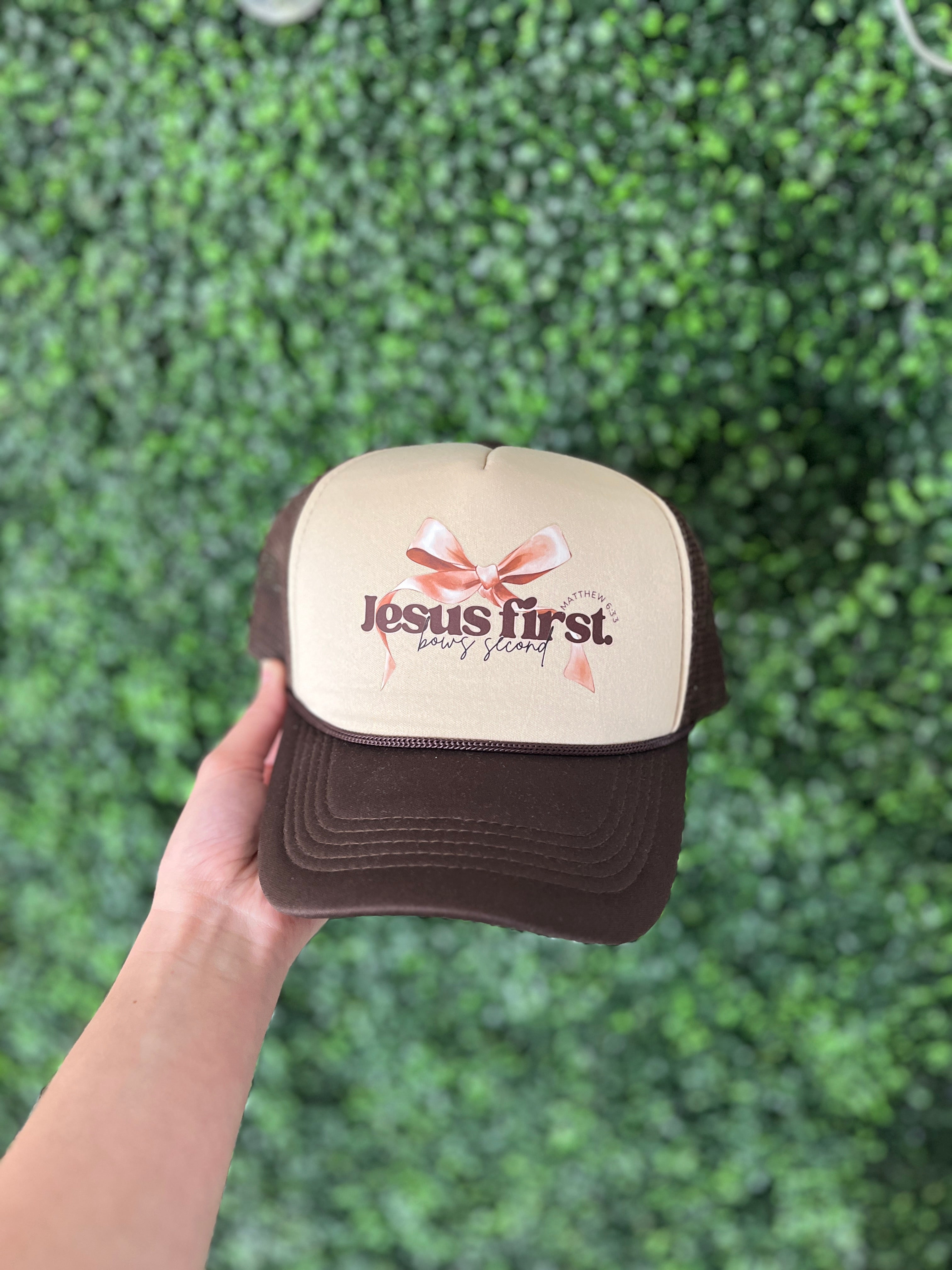 Jesus First Trucker Hat