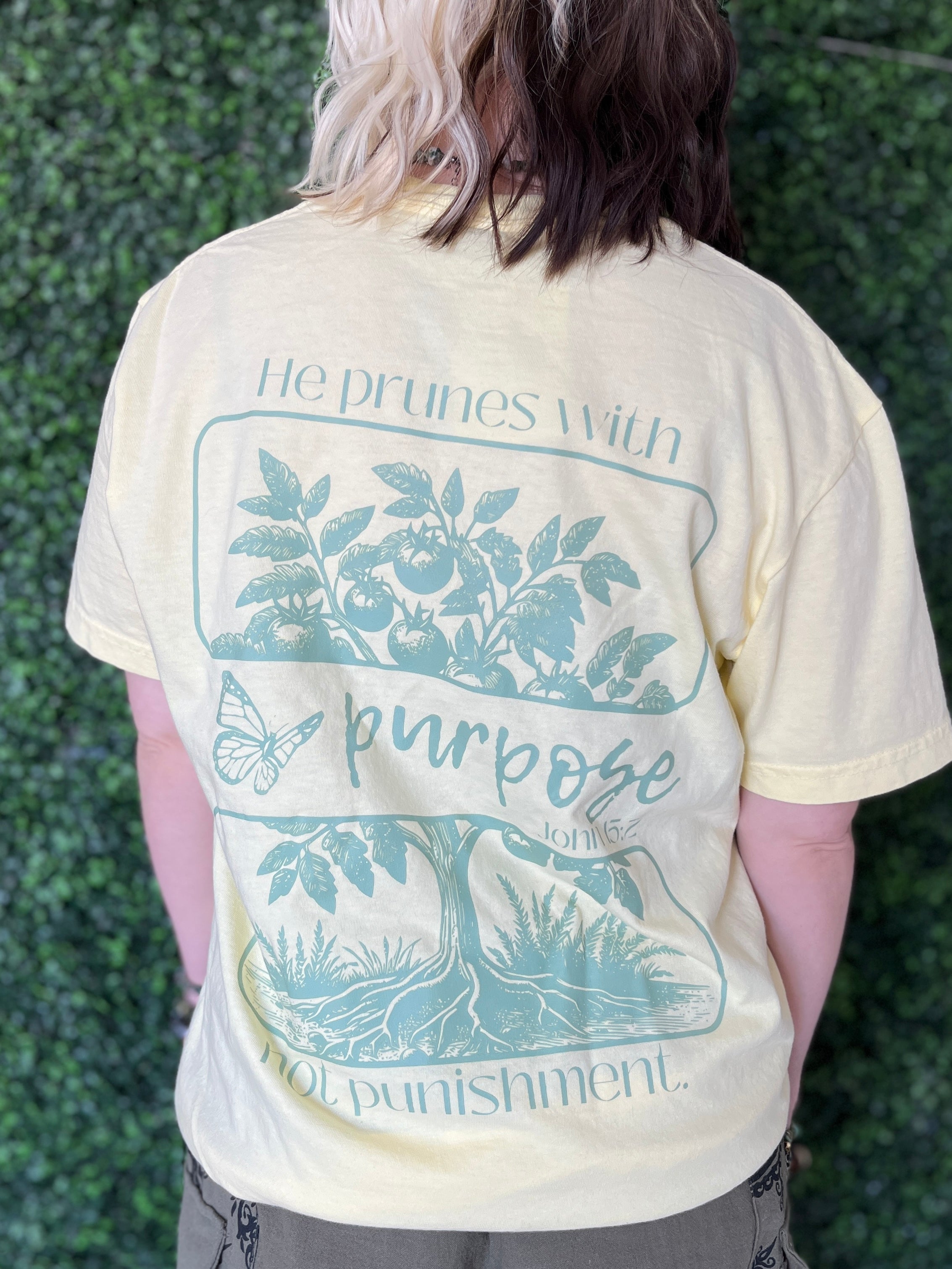 Purpose over punishment tee