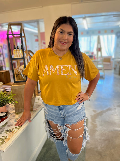 Amen Crop Top