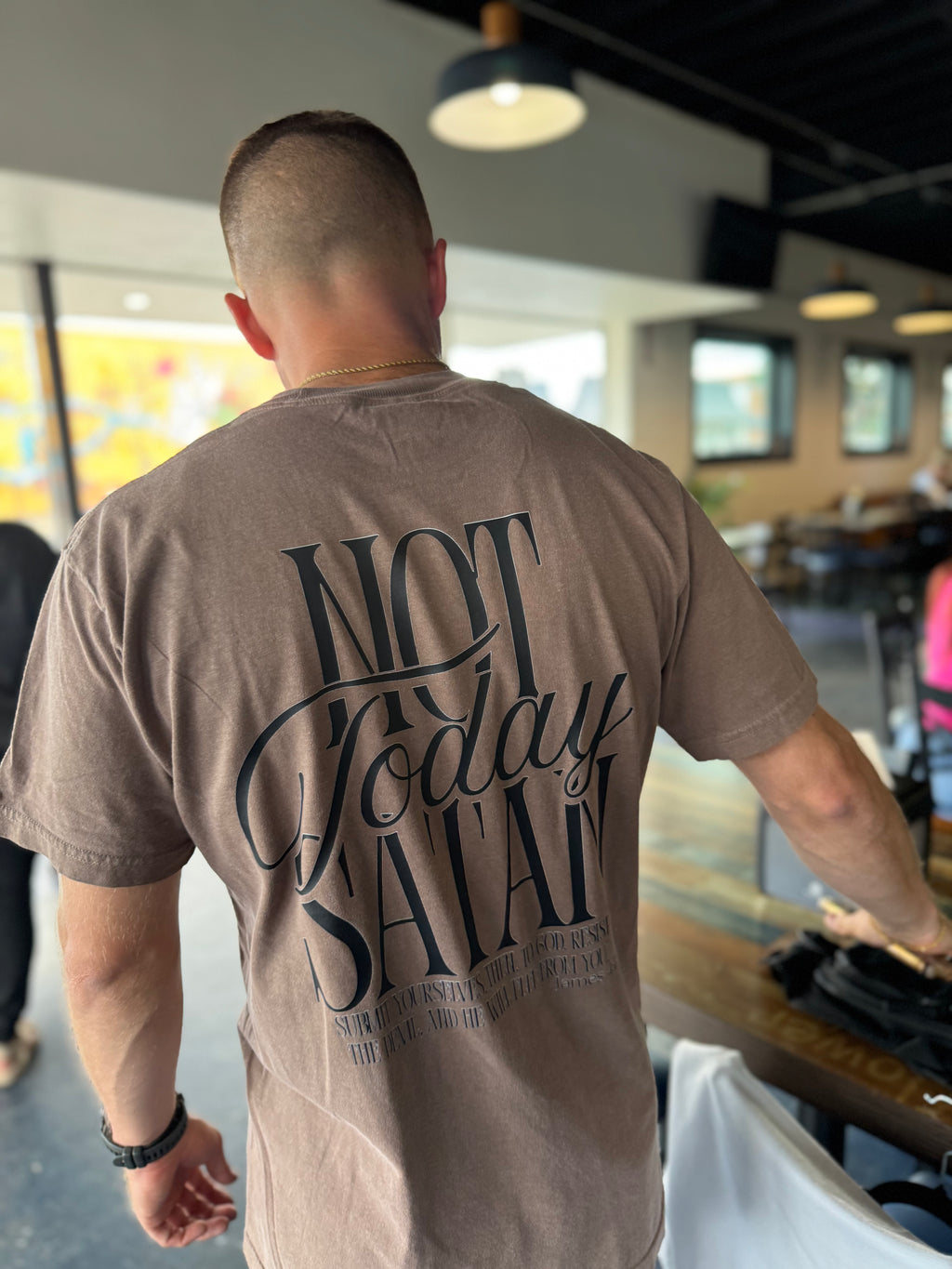 Not Today Satan Tee