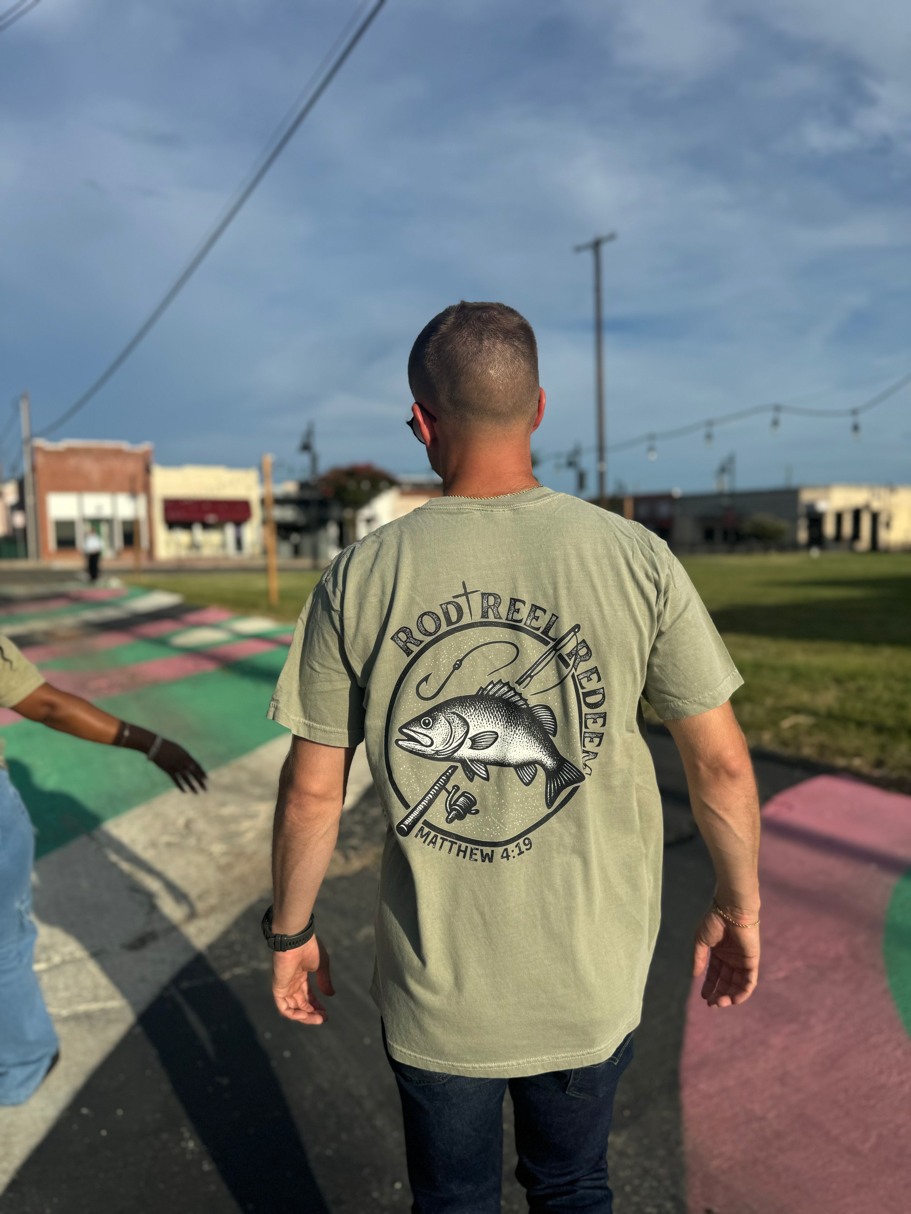 Reel Redeemed tee